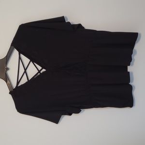 2/$20 Black Peplum style top from Maurices